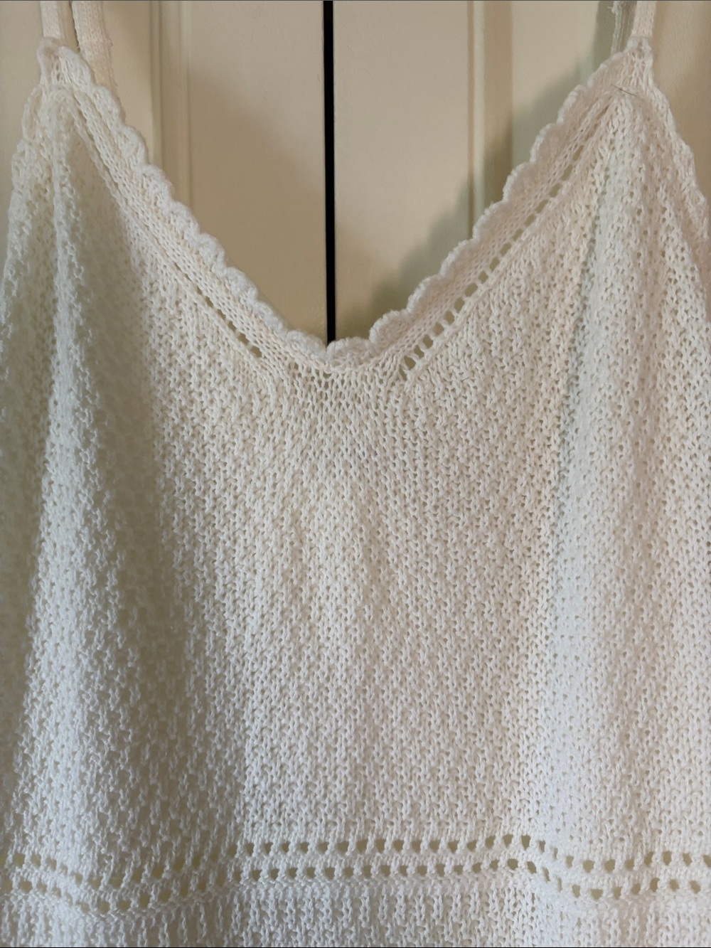 Crocheted BoHo Retro Feminine Vintage Vibe Maxi Dress Freshman  1996 Sz Medium - Picture 3 of 8